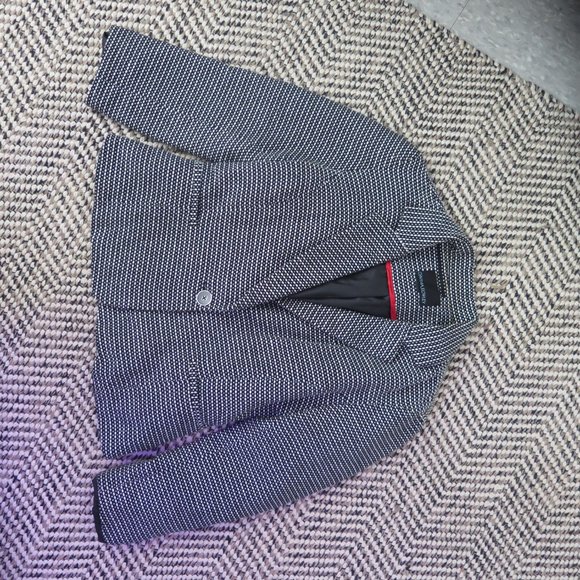 Cynthia Rowley Black and White Embroidered Blazer - Picture 8 of 8